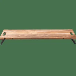 Hot CASA ACACIA LUX Planche à Servir Noir, Naturel