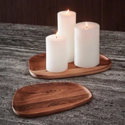 Clearance CASA ACACIA STYLE Plat Naturel