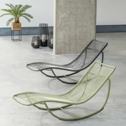 Hot CASA ACAPULCO Chaise Longue Basculante Noir