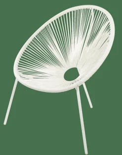 Clearance CASA ACAPULCO Chaise Lounge Blanc