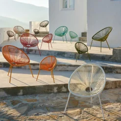 CASA ACAPULCO Chaise Lounge Set De 2 Sable