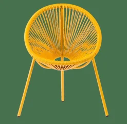 Best CASA ACAPULCO Chaise Pour Enfants Jaune