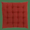 Clearance CASA ALDA Coussin D'assise Rouge