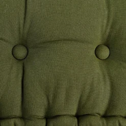 Best CASA ALDA Coussin Matelas Vert Foncé