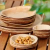 Sale CASA ARECA LEAF Assiettes Set De 6 Naturel