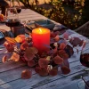 Outlet CASA AUTUMN Couronne De Feuilles Brun