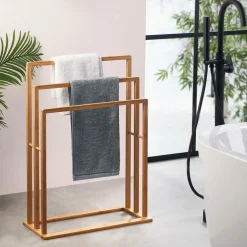Hot CASA BAMBOO Porte-serviettes Naturel