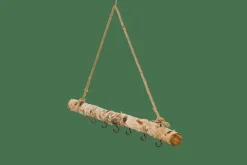 Hot CASA BIRCH Branche Avec 7 Crochets Naturel