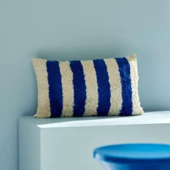 New CASA BLUES Coussin Bleu
