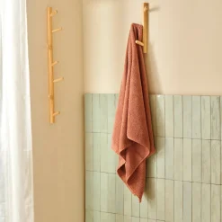 New CASA B-LUX Tapis De Bain Bordeaux