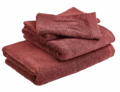 New CASA B-LUX Tapis De Bain Bordeaux