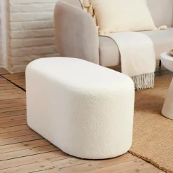 Clearance CASA CAPSULE Pouf Blanc