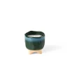 Best CASA CERAMIC Bougie Dans Un Pot Bleu