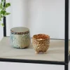 New CASA CERAMIC Bougie En Pot Brun
