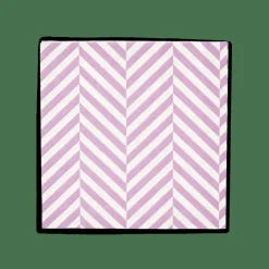 Sale CASA CHEVRON Set De 20 Serviettes Mauve