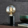 Clearance CASA CILINDER Lampe De Table Noir
