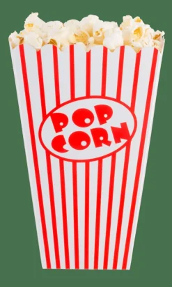 Discount CASA CINEMA Gobelet Pop-corn Set De 8 Blanc, Rouge
