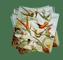 Best CASA COLIBRI Set De 20 Serviettes Multicolore