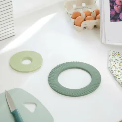 New CASA CUISINO Dessous-de-plat Set De 2 2 Couleurs Menthe, Vert Foncé