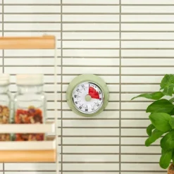 Outlet CASA CUISINO Minuteur Rétro Avec Aimant Menthe