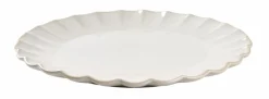 CASA DAHLIA Assiette Blanc