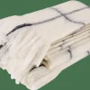 New CASA DIAMA Plaid Blanc