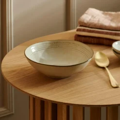 Discount CASA EARTH MARL Assiette Creuse Crème