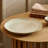Hot CASA EARTH MARL Assiette Plate Crème