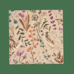 Outlet CASA ECO DRIED FLOWER Set De 20 Serviettes Multicolore