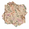 Clearance CASA ECO DRIED FLOWER Set De 20 Serviettes Multicolore