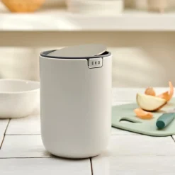 New CASA EKO Mini Poubelle De Table 1,5l Blanc