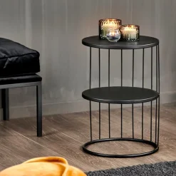 Outlet CASA ELMER Table D'appoint Sable