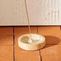 Online CASA ESCAPE Porte-encens Porte-encens Travertin Beige