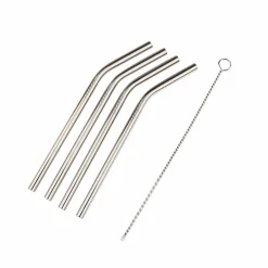 Outlet CASA FANCY Pailles à Cocktail Avec Brosse Argent