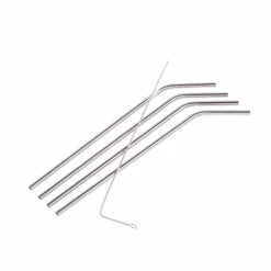 Clearance CASA FANCY Pailles à Cocktail Avec Brosse Argent