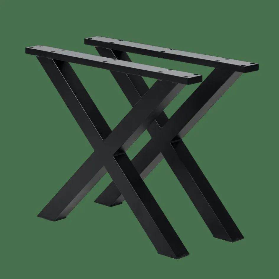 Sale CASA FORMAX Table De Jardin Avec Pieds X Noir