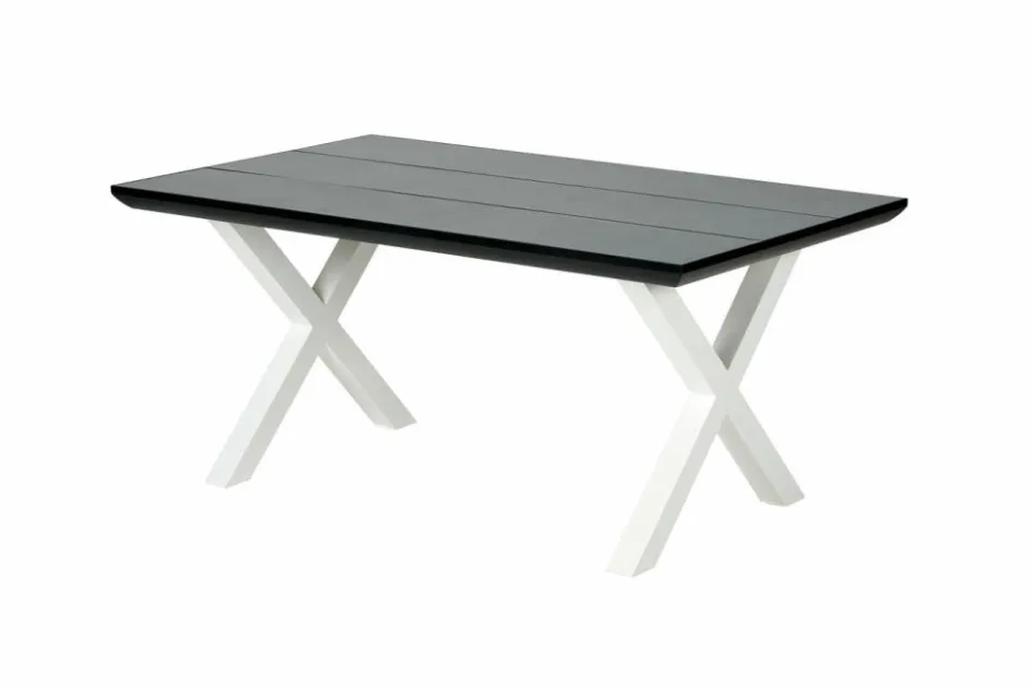 New CASA FORMAX Table De Jardin Avec Pieds X Noir/blanc