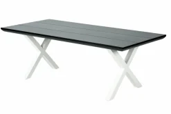 Outlet CASA FORMAX Table De Jardin Avec Pieds X Noir/blanc