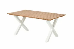 Online CASA FORMAX Table De Jardin Avec Pieds X Natural/blanc