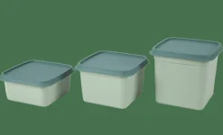 Clearance CASA FREEZER Boîtes Congélation Set De 10 Menthe, Vert Foncé