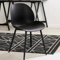 Discount CASA FREYA Chaise De Salle à Manger Noir