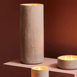 Discount CASA FUEGO Bougie Solaire Led Gris Clair