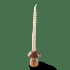 Discount CASA FUNGI Bougeoir Brun