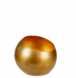 Best CASA GIMINI Support Bougie Chauffe-plat Doré