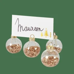Sale CASA GLANCY Porte-noms Set De 4 Transparent