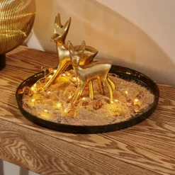 Discount CASA GOLDY Décoratif Cerf Doré