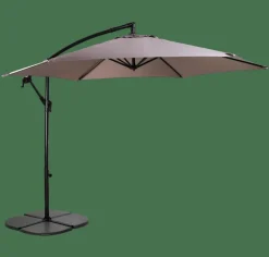 Discount CASA HAWAI Parasol Déporté Sans Pied De Parasol Taupe