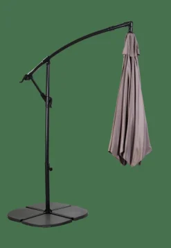 Discount CASA HAWAI Parasol Déporté Sans Pied De Parasol Taupe
