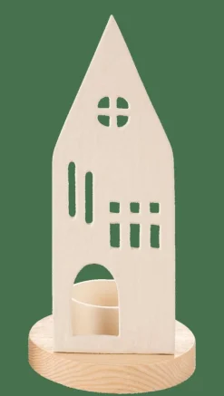 Best CASA HOME Porte-bougie Chauffe-plat Blanc, Naturel
