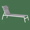 New CASA HUGO Chaise Longue Blanc, Gris